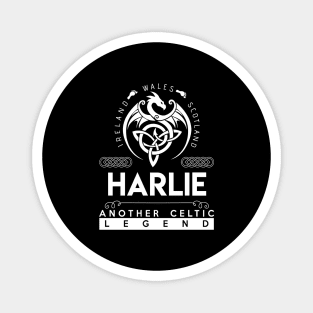 Harlie Name T Shirt - Another Celtic Legend Harlie Dragon Gift Item Magnet